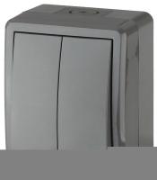 Выключатель 2-кл. ОП Эра Эксперт 10А IP54 11-1404-03 250В 10AX сер. Эра Б0020676