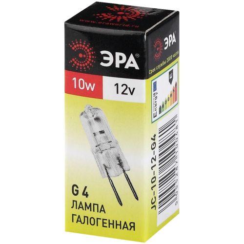 Лампа галогенная G4-JC-10W-12V ЭРА C0027367