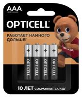 Элемент питания алкалиновый AAA/LR03 (блист. 4шт) Basic Opticell 5051002/6051002
