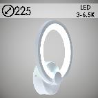 Бра LI8832/1 WT белый 20W LED 3000-6500K h80, HN21