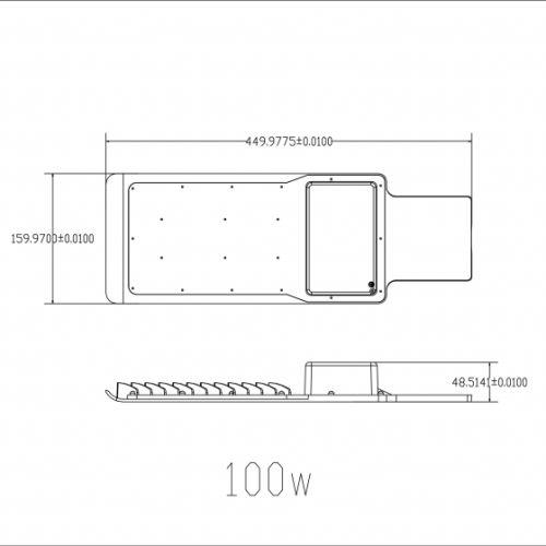 Светильник светодиодный SPP-503-0-50K-080 80Вт 5000К IP65 8000лм КСС:Ш-С уличный консольный (аналог ДКУ) Эра Б0043668