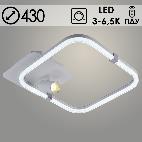 Люстра DK06099/1+1 PR WH+CR белый/хром 52W+5W LED 3000-6500K d430 ПДУ(ИК) диммер, HN23