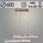 Люстра K38565/2H WT+FGD белый/золото LED 92W 3000K-6500K ПДУ диммер d600, 24