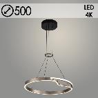 Люстра FS267/1/500 R GY серый 29W LED 4000K d500 h1500, BSD23