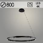 Люстра DK6092/1/800 BK чёрный 51W LED 4000K d800, HN22