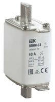 Вставка плавкая ППНИ-33 40А габарит 00 IEK DPP10-040