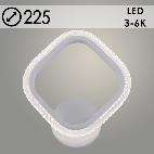 Бра DK6335A/1 WT белый 18W LED 3000K-6000K d225, HN24