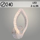 Бра LI8407/1B WT+FGD PAT бел/зол.пат. 14W 3000-6500K d240, HN23