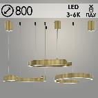 Люстра 20638/3/300 GD золото LED 140W 3000-6000K ПДУ d800 h1200, MGF22