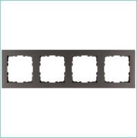 Рамка 4-м G-Classic мокко Jasmart G1004Z