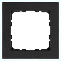 Рамка 1-м G-Classic антрацит Jasmart G1001B