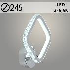 Бра DK5868/1 CR хром LED 40W 3000-6500K d245, HN22