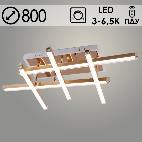 Люстра K33227/5 WH+FGD белый/золото LED 86W 3000K-6500K ПДУ диммер d800, 24