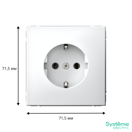 Розетка ArtGallery 16А с заземл. быстрозажим. клем. механизм лотос SE GAL001343S