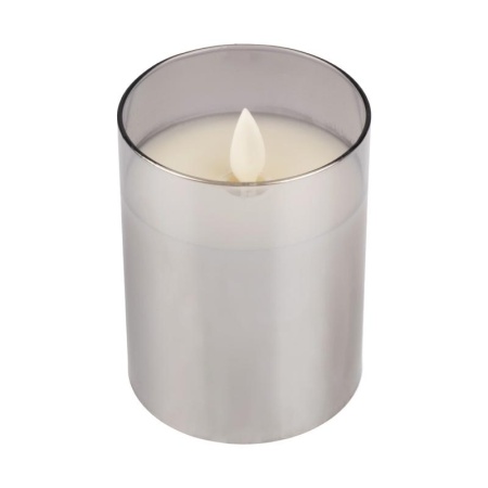 Свеча декоративная CL7-SET3-sr с пультом 3хAAA для каждой свечи (не в компл.) серебр. (уп.3шт) ФАZА 5018792