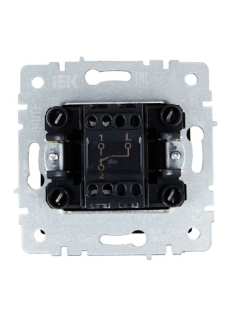 Выключатель проходной 1-кл. СП BRITE ВС10-1-6-БрЧ 10А механизм черн. IEK BR-V12-0-10-K02