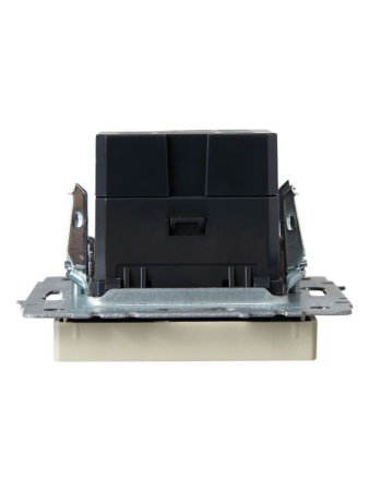 Розетка BRITE USB A+A 3.1А РЮ10-1-БрКр механизм беж. IEK BR-U21-D31-K10