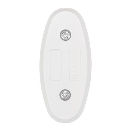 Выключатель-кнопка 6А 250ВON-OFF на электропровод для настольной лампы/бра бел. Rexant 36-3016