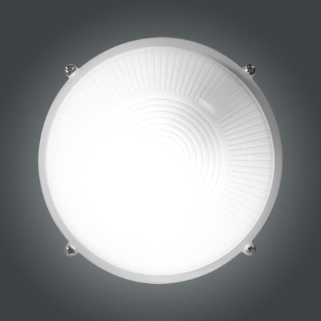 Светильник "Банник" 1301 НПП 03-60-013 1х60Вт E27 IP65 круг малый корпус бел. Элетех 1005500934