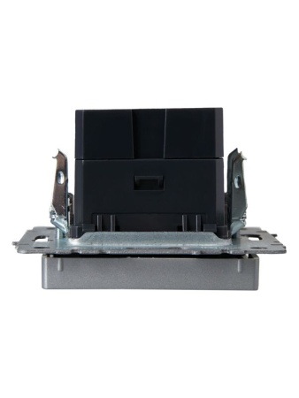 Розетка BRITE USB A+C 18Вт РЮ11-1-БрА механизм алюм. IEK BR-U22-018-K47