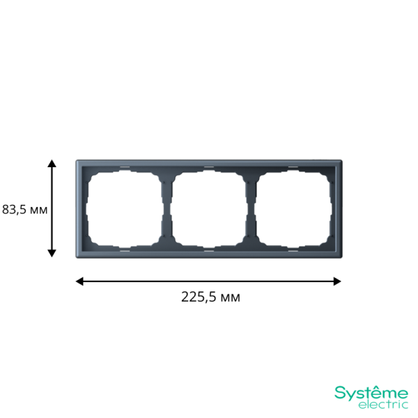 Рамка 3-м ArtGallery универс. грифель SE GAL000703