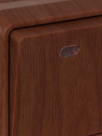 Выключатель 1-кл. ОП Октава 10А IP20 ВС20-1-1-ОД с индикацией дуб GENERICA EVO11-K04-10-DC