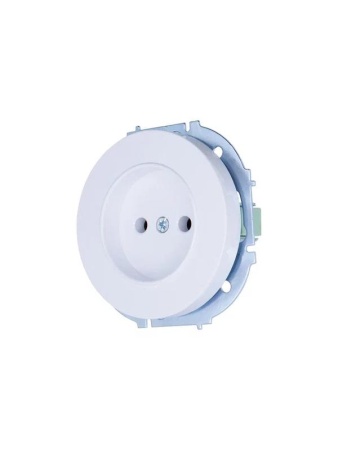 Розетка 1-м СП OSEN без заземл. ПБТ бел. LEZARD 743-0288-121B