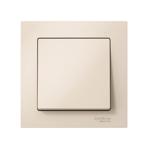 Выключатель 1-кл. СП AtlasDesign 10А IP20 (сх. 1) 10AX в сборе беж. SE ATN000212