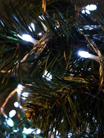 Гирлянда светодиодная LD120-W-E 120 с доп. подключ. до 20 доп. модулей 12м бел. SHLights 4607144111676