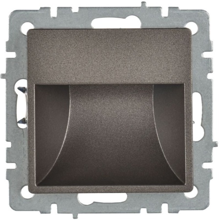 Подсветка светодиодная BRITE встраив. ПЛ20-БрТБ механизм бронза IEK BR-FL20-K45