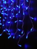 Гирлянда "Бахрома" OIC100LSE-B-T-I4 100LED 2м син. SHlights 4610003324940