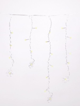 Гирлянда "Бахрома" DICLD-100WW-C 100 теплых бел. светодиодов 1.7х0.5м с насадками SHLights 4690601047205