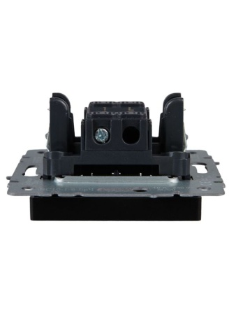 Выключатель проходной 1-кл. СП BRITE ВС10-1-6-БрЧ 10А механизм черн. IEK BR-V12-0-10-K02