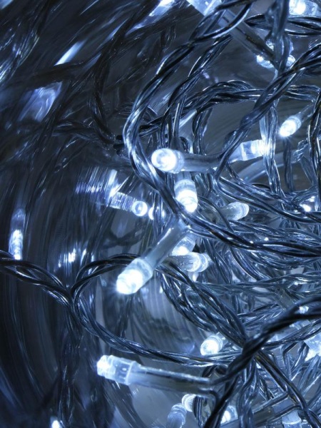 Гирлянда светодиодная LD120-W-E 120 с доп. подключ. до 20 доп. модулей 12м бел. SHLights 4607144111676