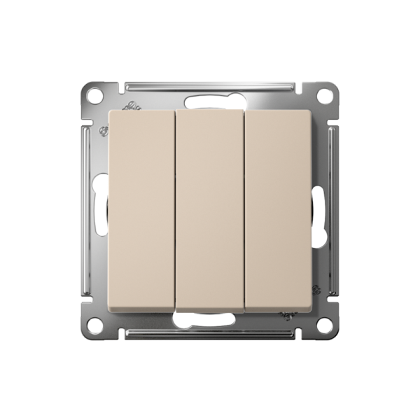 Выключатель 3-кл. AtlasDesign (сх. 1+1+1) 10AX механизм песочн. SE ATN001231