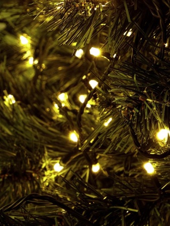 Гирлянда "Кристалл" DC-ILD120-CGL 120LED 12м 220В с контроллером зол. Shlights 4690601042798