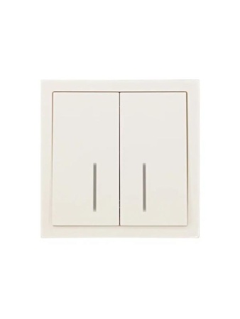 Выключатель 2-кл. с индик. СП ZIMA IP20 10А безвинт. зажим слон. кость LEZARD 704-9088-112QC