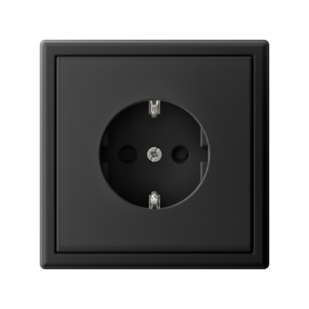 Розетка ArtGallery 16А с заземл. со шторками быстрозажим. клем. механизм карбон SE GAL001045S