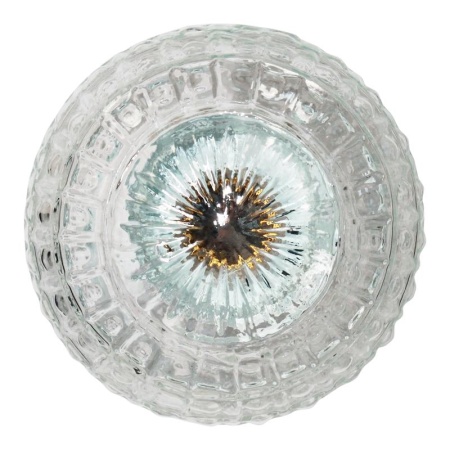 Светильник НББ 64-60-080 "Гранат" d150 1х60Вт E27 IP20 прозр./корпус прямой бел. Элетех 1005100178