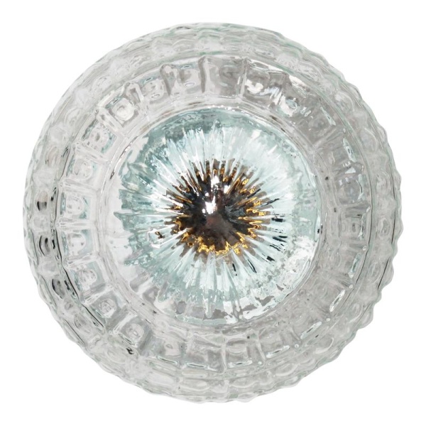 Светильник НББ 64-60-080 "Гранат" d150 1х60Вт E27 IP20 прозр./корпус прямой бел. Элетех 1005100178