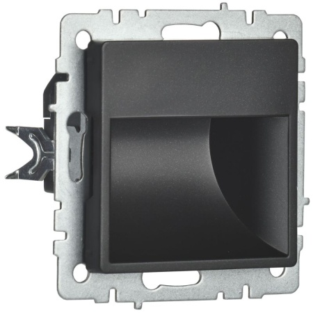 Подсветка светодиодная BRITE встраив. ПЛ20-БрЧ механизм черн. IEK BR-FL20-K02