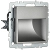 Подсветка светодиодная BRITE встраив. ПЛ20-БрС механизм сталь IEK BR-FL20-K46