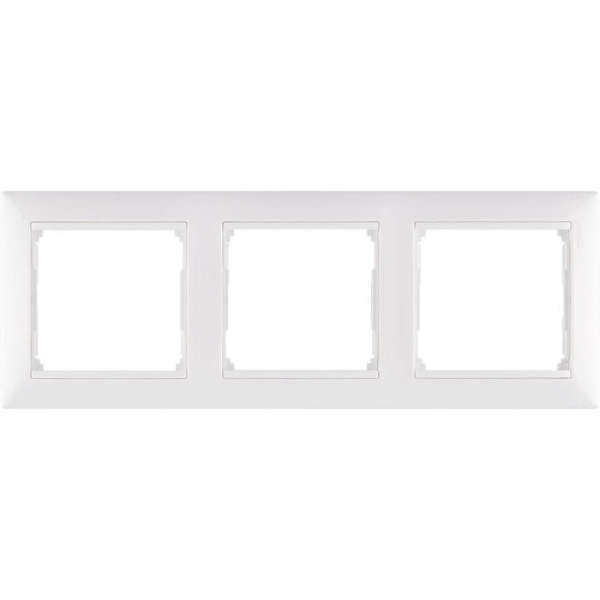 Рамка 3-м Valena горизонт. бел. IEK 774453