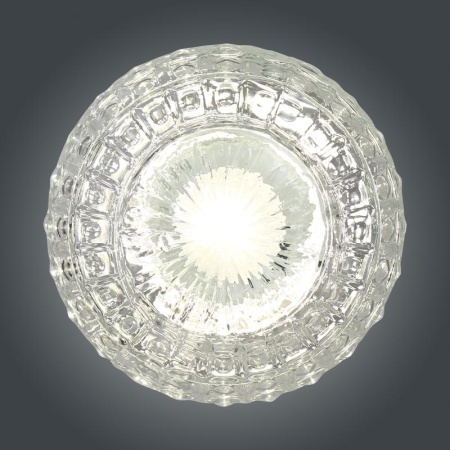 Светильник НББ 64-60-080 "Гранат" d150 1х60Вт E27 IP20 прозр./корпус прямой бел. Элетех 1005100178