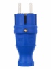 Вилка прямая ОМЕГА ВБп3-1-0м IP44 каучук син. IEK PKR01-016-2-K07