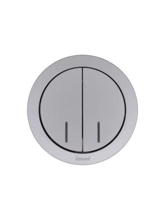 Выключатель 2-кл. СП OSEN 10А IP20 с подсветкой механизм сер. матов. LEZARD 743-7488-112