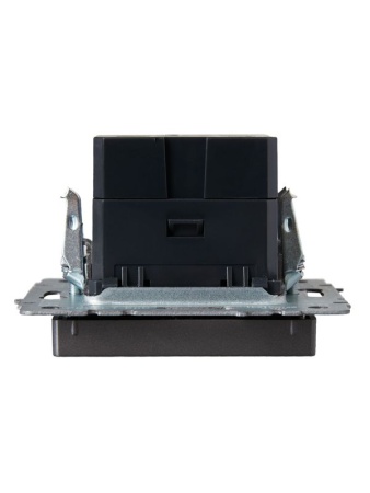 Розетка BRITE USB A+A 3.1А РЮ10-1-БрС механизм сталь IEK BR-U21-D31-K46