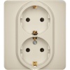 Розетка Inspiria 16А 250В 2х2P+E немецк. стандарт сл. кость IEK 673751