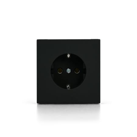 Розетка ArtGallery 16А с заземл. быстрозажим. клем. механизм карбон SE GAL001043S
