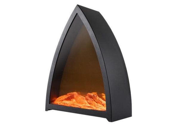 Светильник светодиодный "Камин" FL-H37 USB IP20 373х291х125 треугол. USB/элементы питания 3хC/LR14 (не в в компл.) ФАZА 5034419